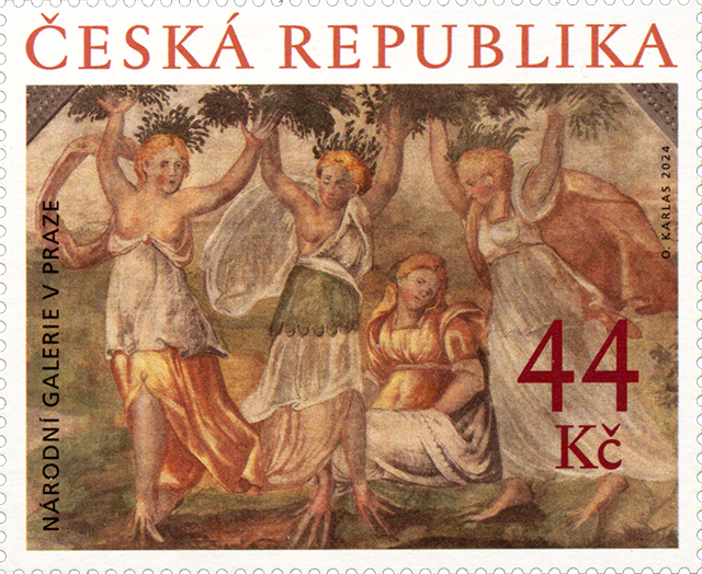 Renesanční nástropní / malby: 44 Kč (O. Karlas)